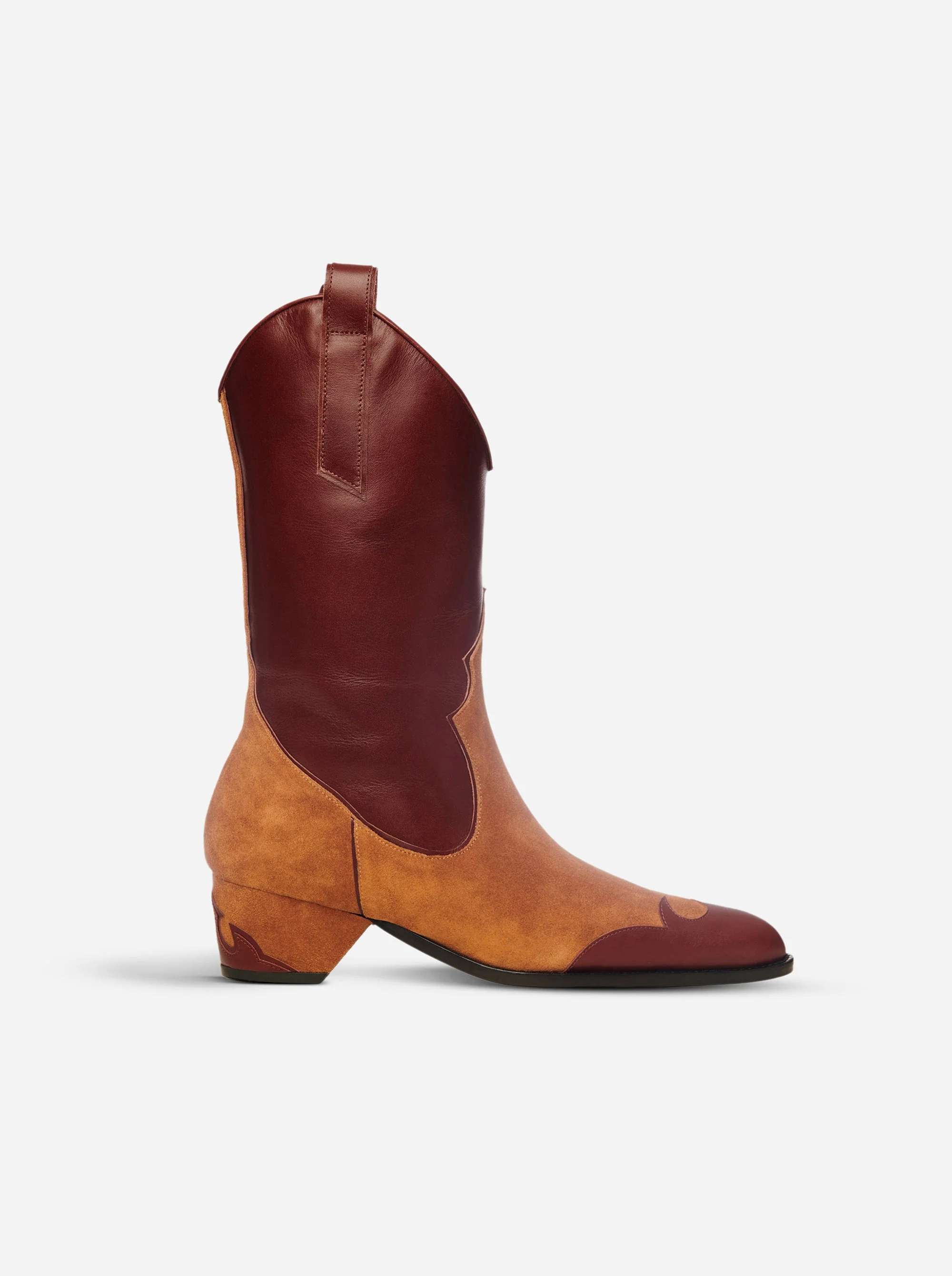 Deniz Boots Reddish Brown Soft & Chestnut Suede